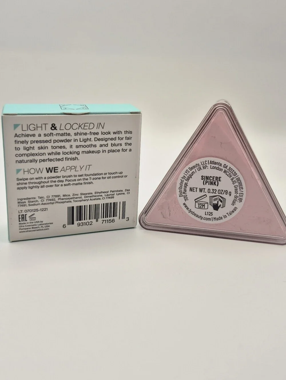 OFRA Pure Matte Finishing Powder Light + LYS Triple Fix Setting Powder Pink Bund